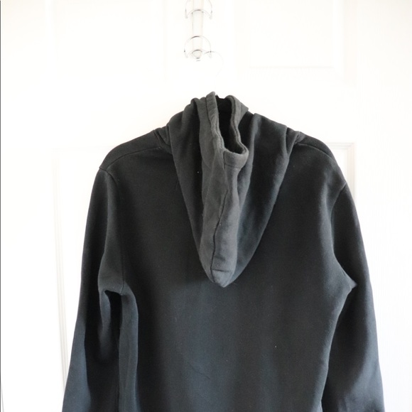 Like-new Black long ninja hoodie size L - Picture 3 of 4